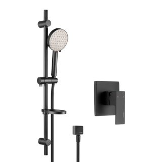 Душевой комплект Swedbe Platta 5552B чёрный